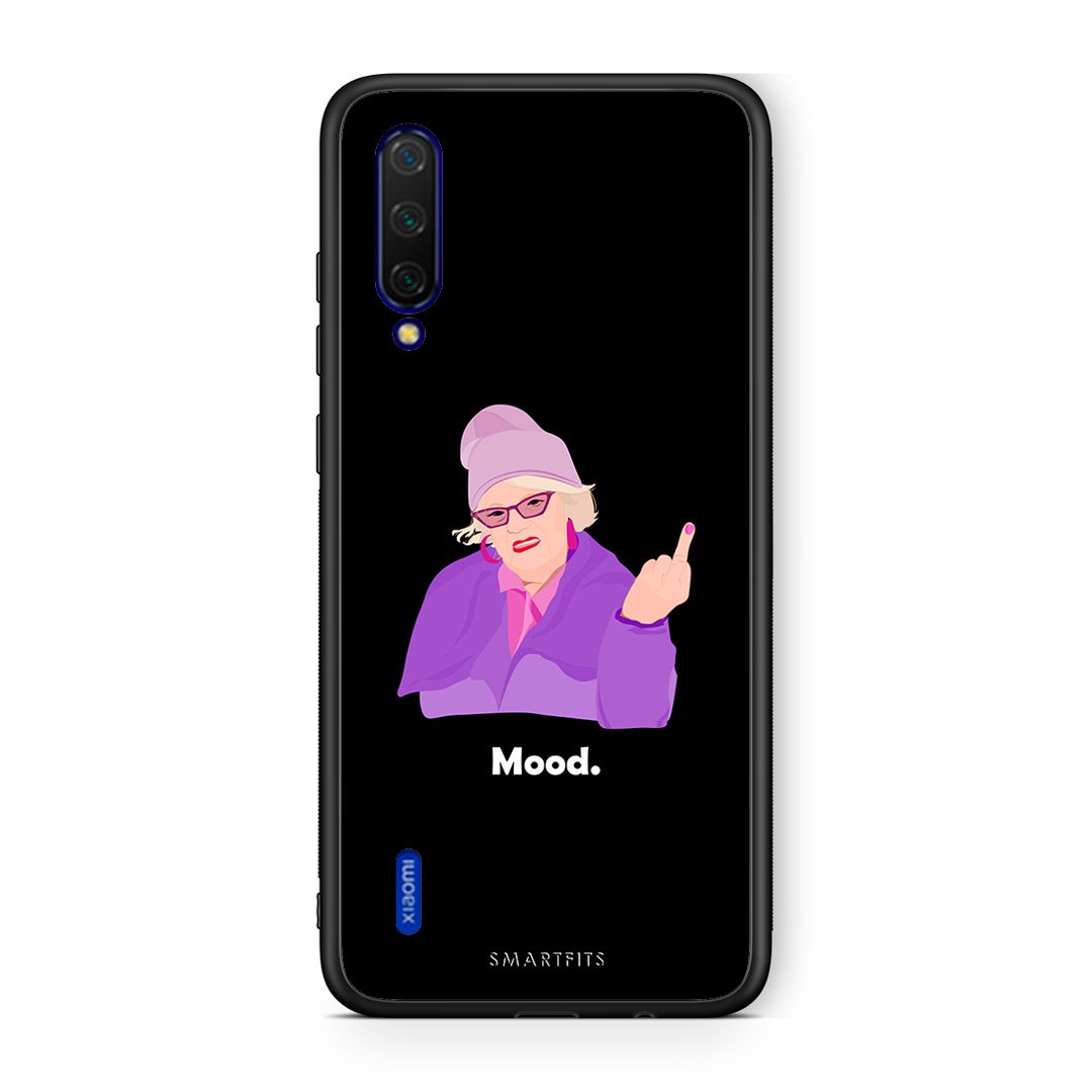 Xiaomi Mi 9 Lite Grandma Mood Black θήκη από τη Smartfits με σχέδιο στο πίσω μέρος και μαύρο περίβλημα | Smartphone case with colorful back and black bezels by Smartfits