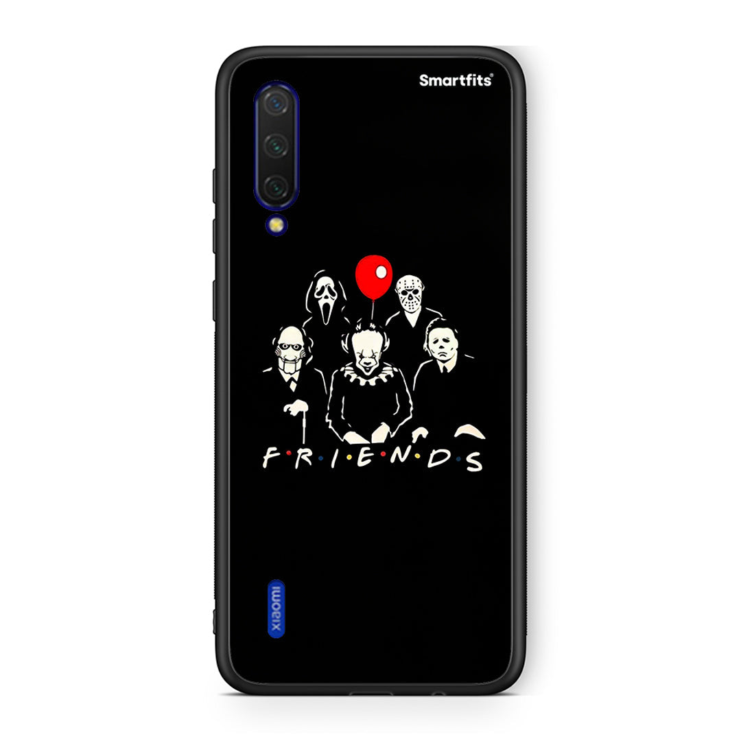 Xiaomi Mi 9 Lite Halloween Friends Θήκη από τη Smartfits με σχέδιο στο πίσω μέρος και μαύρο περίβλημα | Smartphone case with colorful back and black bezels by Smartfits