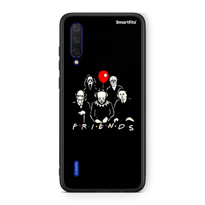 Xiaomi Mi 9 Lite Halloween Friends Θήκη από τη Smartfits με σχέδιο στο πίσω μέρος και μαύρο περίβλημα | Smartphone case with colorful back and black bezels by Smartfits