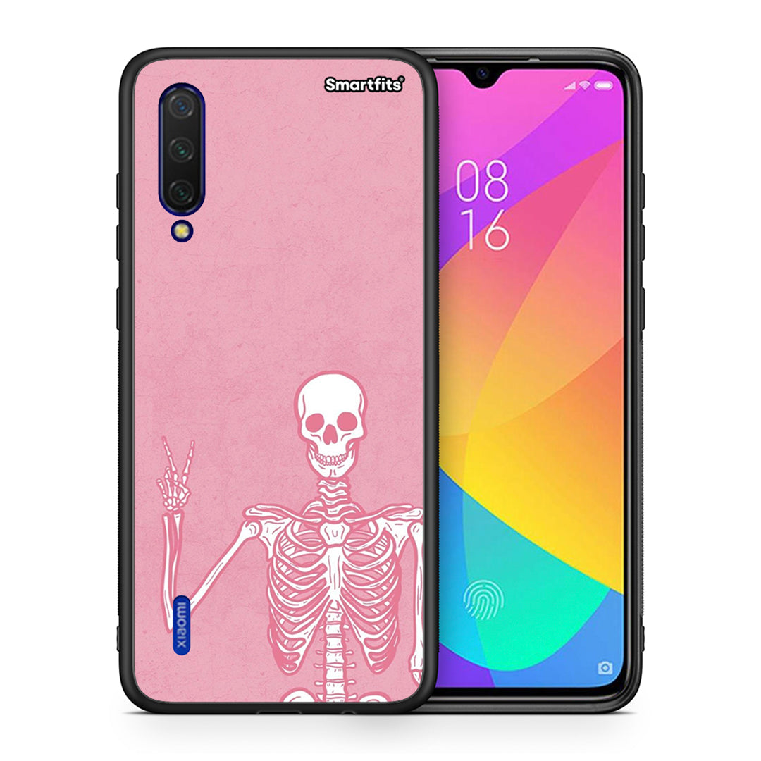 Θήκη Xiaomi Mi 9 Lite Halloween Motivation από τη Smartfits με σχέδιο στο πίσω μέρος και μαύρο περίβλημα | Xiaomi Mi 9 Lite Halloween Motivation case with colorful back and black bezels