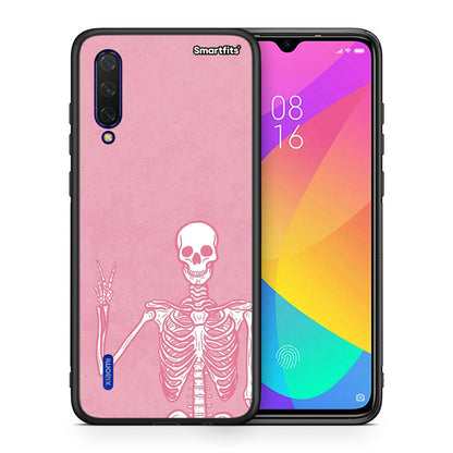Θήκη Xiaomi Mi 9 Lite Halloween Motivation από τη Smartfits με σχέδιο στο πίσω μέρος και μαύρο περίβλημα | Xiaomi Mi 9 Lite Halloween Motivation case with colorful back and black bezels