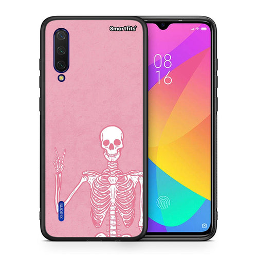 Θήκη Xiaomi Mi 9 Lite Halloween Motivation από τη Smartfits με σχέδιο στο πίσω μέρος και μαύρο περίβλημα | Xiaomi Mi 9 Lite Halloween Motivation case with colorful back and black bezels