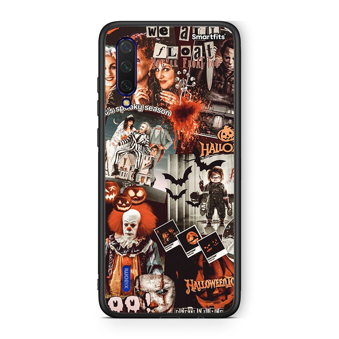 Xiaomi Mi 9 Lite Halloween Spooky Season Θήκη από τη Smartfits με σχέδιο στο πίσω μέρος και μαύρο περίβλημα | Smartphone case with colorful back and black bezels by Smartfits