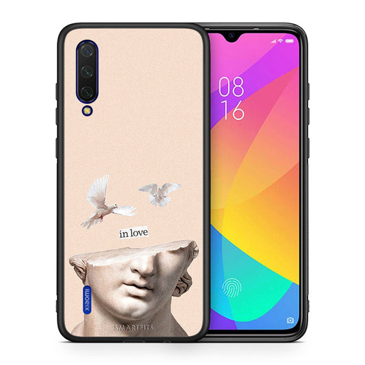 Θήκη Xiaomi Mi 9 Lite In Love από τη Smartfits με σχέδιο στο πίσω μέρος και μαύρο περίβλημα | Xiaomi Mi 9 Lite In Love case with colorful back and black bezels