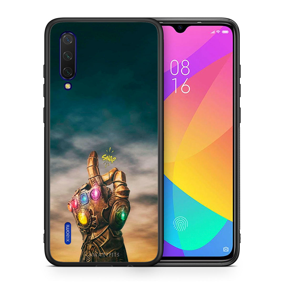 Θήκη Xiaomi Mi 9 Lite Infinity Snap από τη Smartfits με σχέδιο στο πίσω μέρος και μαύρο περίβλημα | Xiaomi Mi 9 Lite Infinity Snap case with colorful back and black bezels