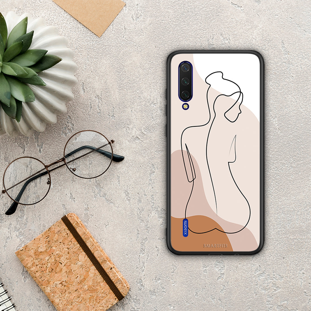 LineArt Woman - Xiaomi Mi 9 Lite θήκη