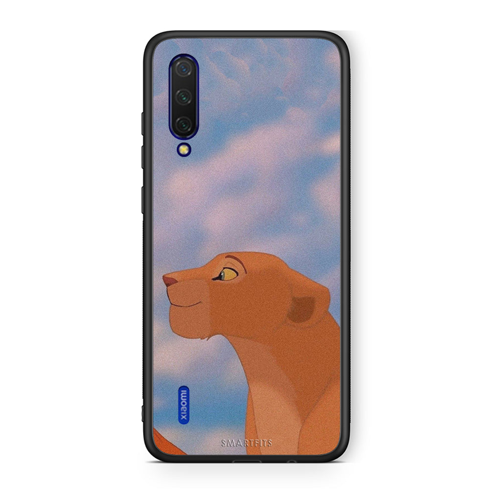 Xiaomi Mi 9 Lite Lion Love 2 Θήκη Αγίου Βαλεντίνου από τη Smartfits με σχέδιο στο πίσω μέρος και μαύρο περίβλημα | Smartphone case with colorful back and black bezels by Smartfits
