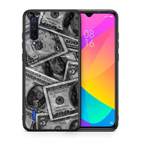 Thumbnail for Θήκη Xiaomi Mi 9 Lite Money Dollars από τη Smartfits με σχέδιο στο πίσω μέρος και μαύρο περίβλημα | Xiaomi Mi 9 Lite Money Dollars case with colorful back and black bezels