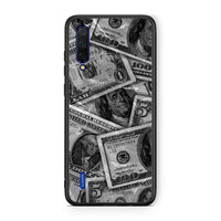Thumbnail for Xiaomi Mi 9 Lite Money Dollars θήκη από τη Smartfits με σχέδιο στο πίσω μέρος και μαύρο περίβλημα | Smartphone case with colorful back and black bezels by Smartfits