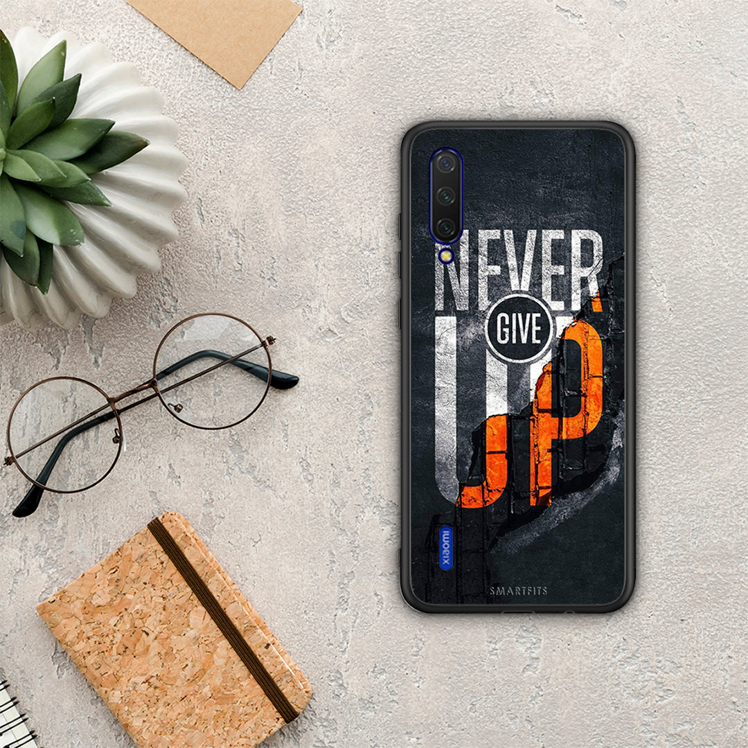 Never Give Up - Xiaomi Mi 9 Lite θήκη