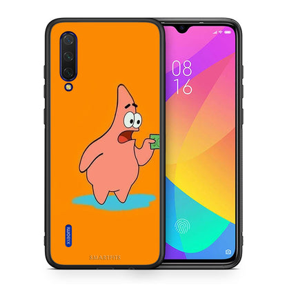 Θήκη Αγίου Βαλεντίνου Xiaomi Mi 9 Lite No Money 1 από τη Smartfits με σχέδιο στο πίσω μέρος και μαύρο περίβλημα | Xiaomi Mi 9 Lite No Money 1 case with colorful back and black bezels