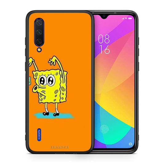 Θήκη Αγίου Βαλεντίνου Xiaomi Mi 9 Lite No Money 2 από τη Smartfits με σχέδιο στο πίσω μέρος και μαύρο περίβλημα | Xiaomi Mi 9 Lite No Money 2 case with colorful back and black bezels