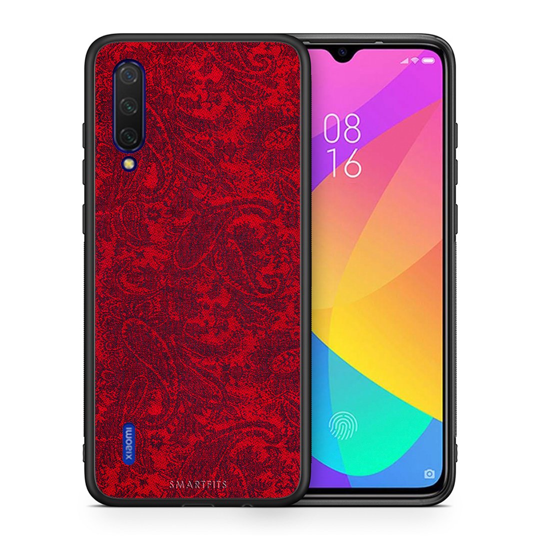 Θήκη Xiaomi Mi 9 Lite Paisley Cashmere από τη Smartfits με σχέδιο στο πίσω μέρος και μαύρο περίβλημα | Xiaomi Mi 9 Lite Paisley Cashmere case with colorful back and black bezels