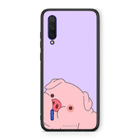 Thumbnail for Xiaomi Mi 9 Lite Pig Love 2 Θήκη Αγίου Βαλεντίνου από τη Smartfits με σχέδιο στο πίσω μέρος και μαύρο περίβλημα | Smartphone case with colorful back and black bezels by Smartfits