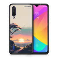 Thumbnail for Θήκη Xiaomi Mi 9 Lite Pixel Sunset από τη Smartfits με σχέδιο στο πίσω μέρος και μαύρο περίβλημα | Xiaomi Mi 9 Lite Pixel Sunset case with colorful back and black bezels