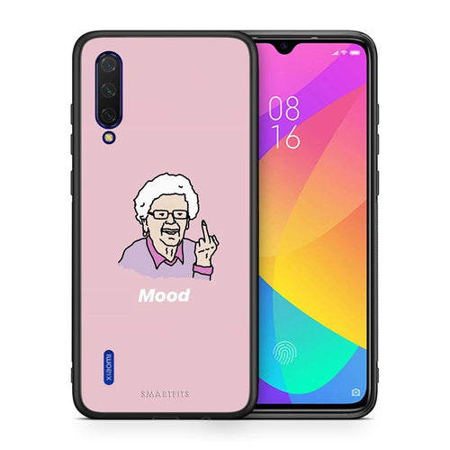 Θήκη Xiaomi Mi 9 Lite Mood PopArt από τη Smartfits με σχέδιο στο πίσω μέρος και μαύρο περίβλημα | Xiaomi Mi 9 Lite Mood PopArt case with colorful back and black bezels