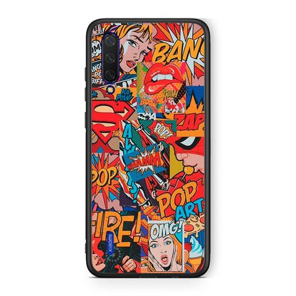 Xiaomi Mi 9 Lite PopArt OMG θήκη από τη Smartfits με σχέδιο στο πίσω μέρος και μαύρο περίβλημα | Smartphone case with colorful back and black bezels by Smartfits