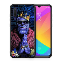 Thumbnail for Θήκη Xiaomi Mi 9 Lite Thanos PopArt από τη Smartfits με σχέδιο στο πίσω μέρος και μαύρο περίβλημα | Xiaomi Mi 9 Lite Thanos PopArt case with colorful back and black bezels