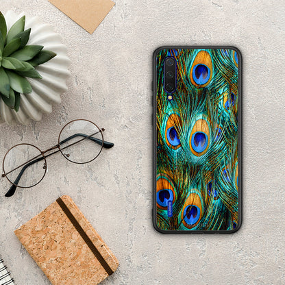 Real Peacock Feathers - Xiaomi Mi 9 Lite θήκη