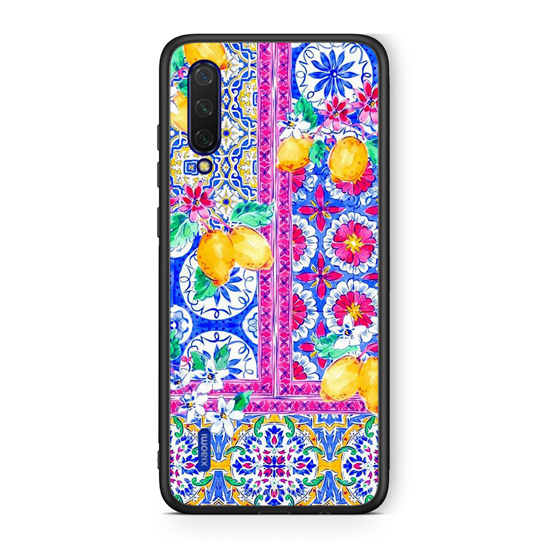 Xiaomi Mi 9 Lite Retro Spring θήκη από τη Smartfits με σχέδιο στο πίσω μέρος και μαύρο περίβλημα | Smartphone case with colorful back and black bezels by Smartfits