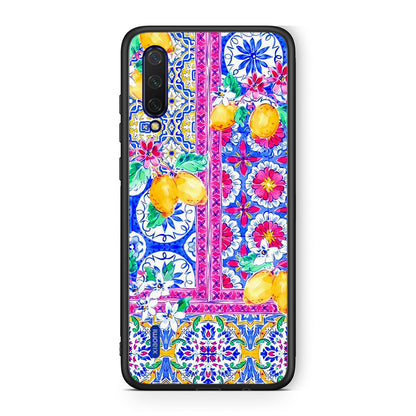 Xiaomi Mi 9 Lite Retro Spring θήκη από τη Smartfits με σχέδιο στο πίσω μέρος και μαύρο περίβλημα | Smartphone case with colorful back and black bezels by Smartfits