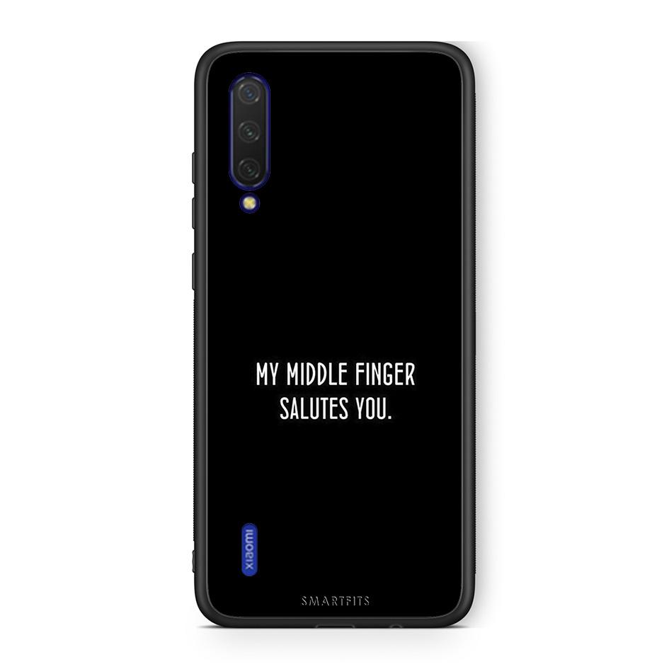 Xiaomi Mi 9 Lite Salute θήκη από τη Smartfits με σχέδιο στο πίσω μέρος και μαύρο περίβλημα | Smartphone case with colorful back and black bezels by Smartfits