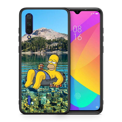 Θήκη Xiaomi Mi 9 Lite Summer Happiness από τη Smartfits με σχέδιο στο πίσω μέρος και μαύρο περίβλημα | Xiaomi Mi 9 Lite Summer Happiness case with colorful back and black bezels