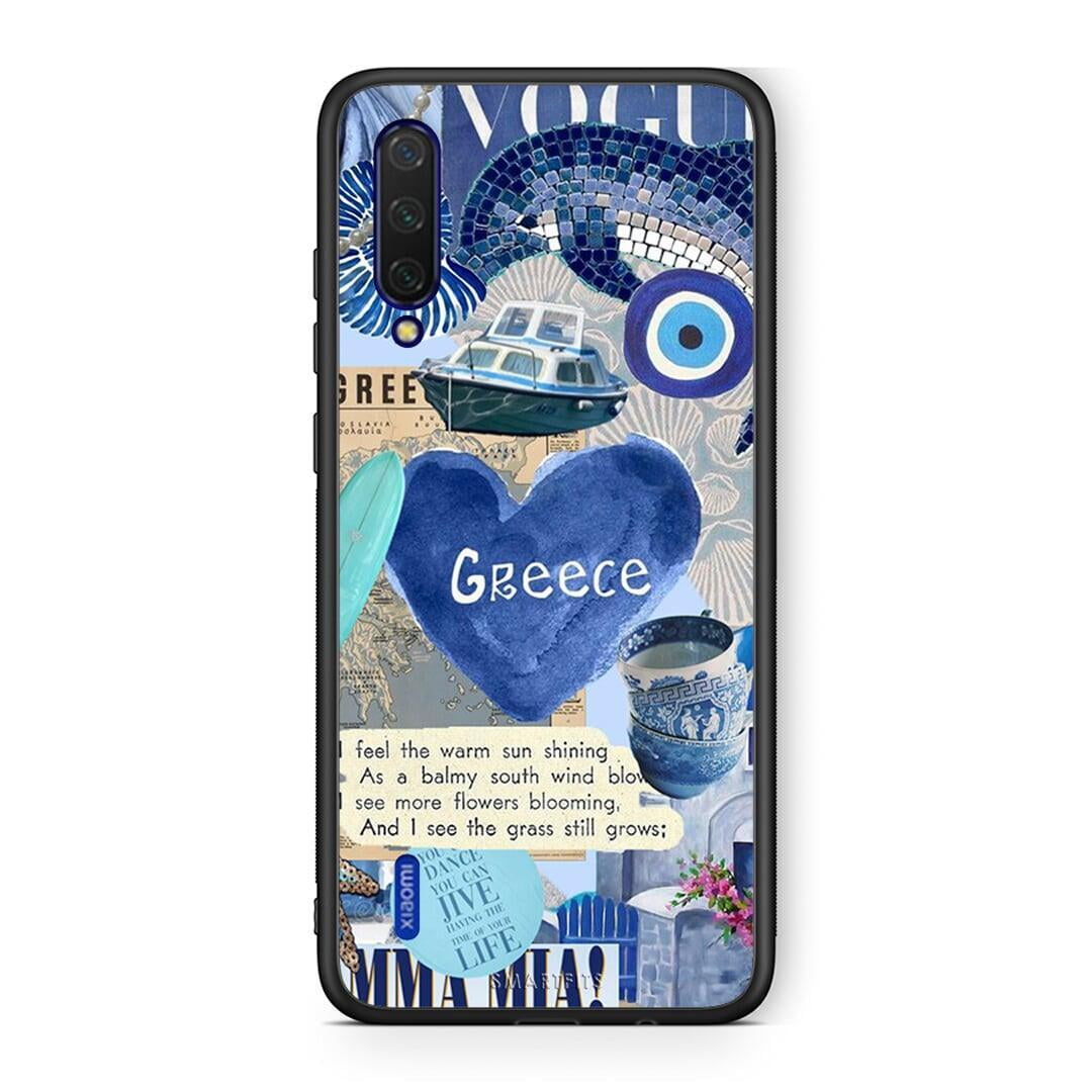 Xiaomi Mi 9 Lite Summer In Greece Θήκη από τη Smartfits με σχέδιο στο πίσω μέρος και μαύρο περίβλημα | Smartphone case with colorful back and black bezels by Smartfits