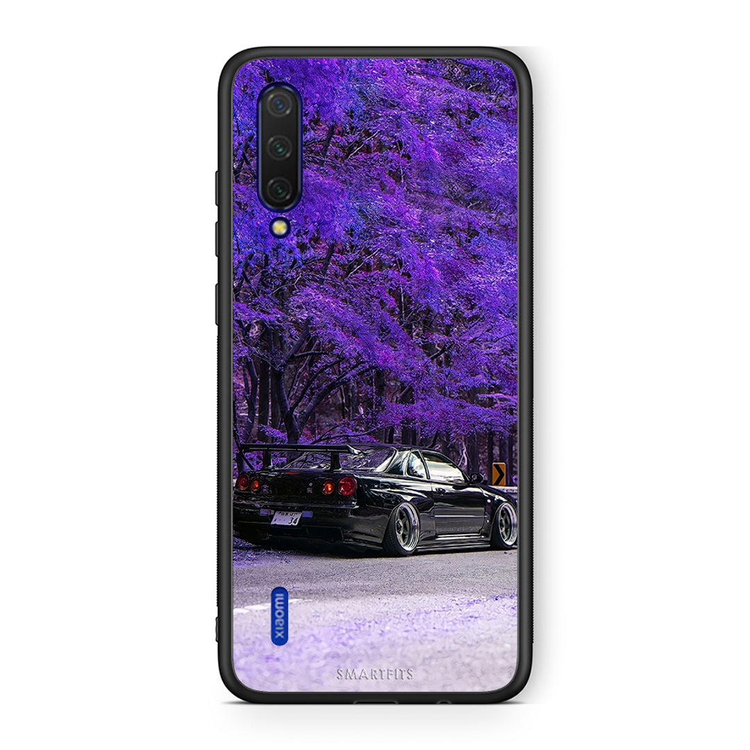 Xiaomi Mi 9 Lite Super Car Θήκη Αγίου Βαλεντίνου από τη Smartfits με σχέδιο στο πίσω μέρος και μαύρο περίβλημα | Smartphone case with colorful back and black bezels by Smartfits