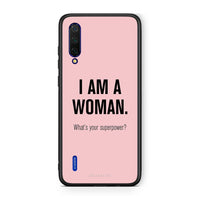 Thumbnail for Xiaomi Mi 9 Lite Superpower Woman θήκη από τη Smartfits με σχέδιο στο πίσω μέρος και μαύρο περίβλημα | Smartphone case with colorful back and black bezels by Smartfits