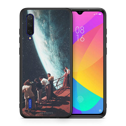 Θήκη Xiaomi Mi 9 Lite Surreal View από τη Smartfits με σχέδιο στο πίσω μέρος και μαύρο περίβλημα | Xiaomi Mi 9 Lite Surreal View case with colorful back and black bezels