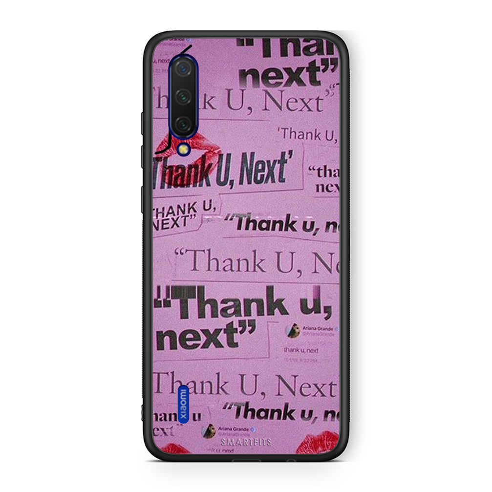 Xiaomi Mi 9 Lite Thank You Next Θήκη Αγίου Βαλεντίνου από τη Smartfits με σχέδιο στο πίσω μέρος και μαύρο περίβλημα | Smartphone case with colorful back and black bezels by Smartfits