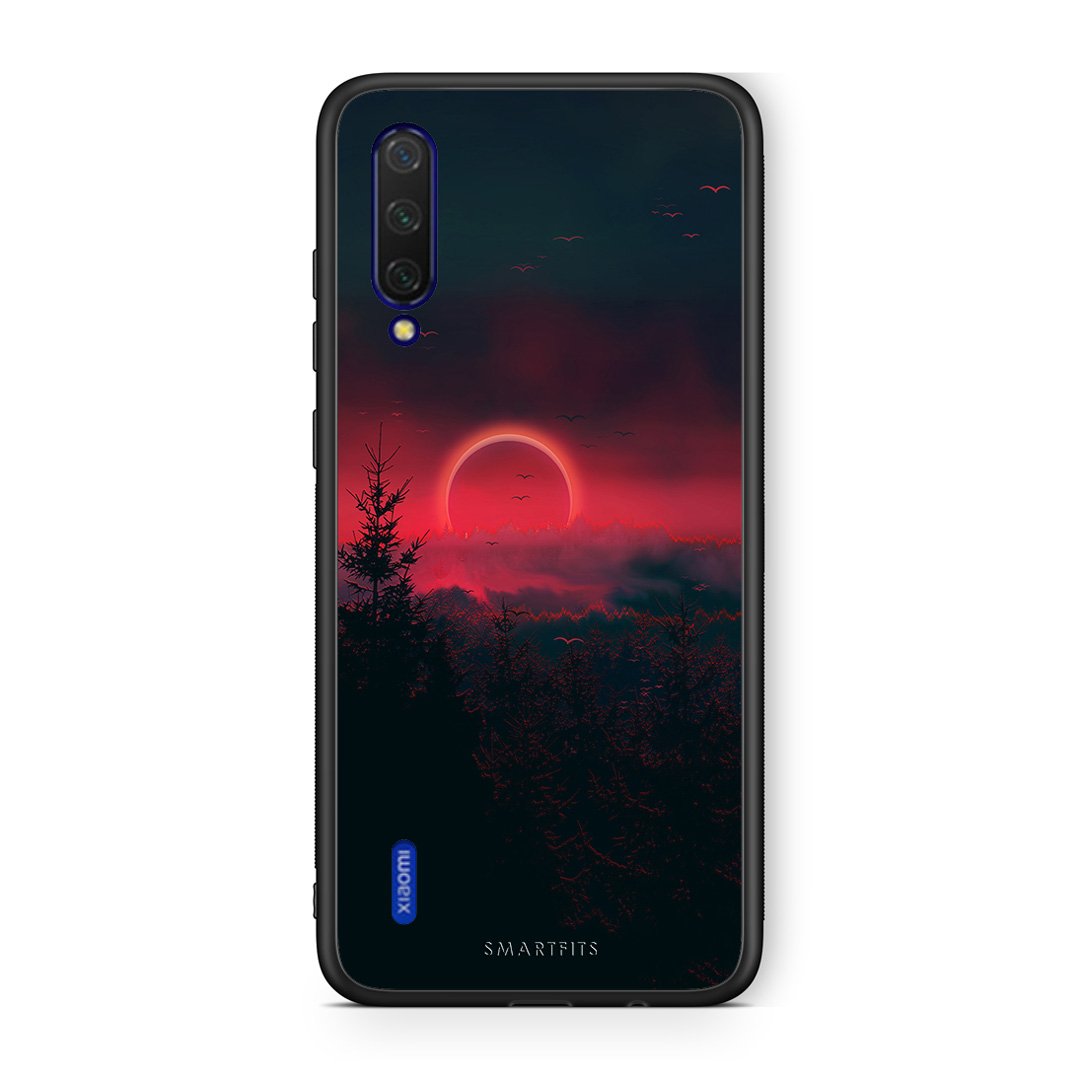 4 - Xiaomi Mi 9 Lite Sunset Tropic case, cover, bumper