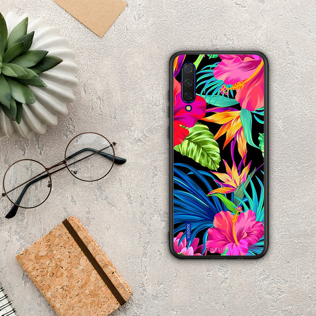 Tropical Flowers - Xiaomi Mi 9 Lite θήκη