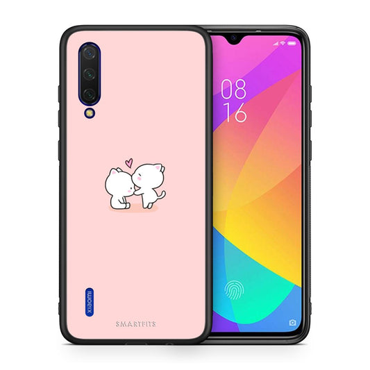 Θήκη Xiaomi Mi 9 Lite Love Valentine από τη Smartfits με σχέδιο στο πίσω μέρος και μαύρο περίβλημα | Xiaomi Mi 9 Lite Love Valentine case with colorful back and black bezels
