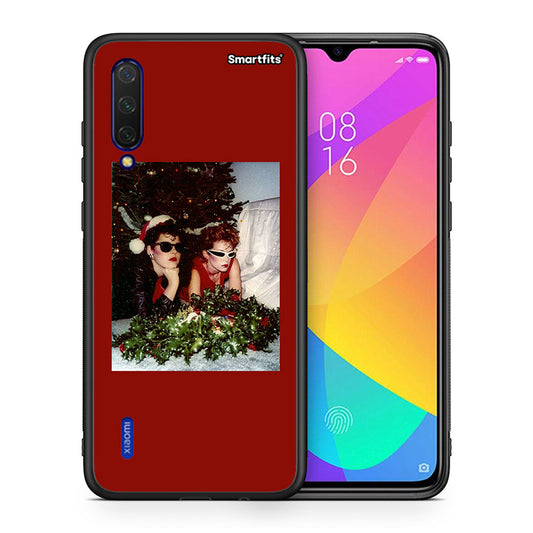 Θήκη Xiaomi Mi 9 Lite Waiting For Xmas από τη Smartfits με σχέδιο στο πίσω μέρος και μαύρο περίβλημα | Xiaomi Mi 9 Lite Waiting For Xmas case with colorful back and black bezels
