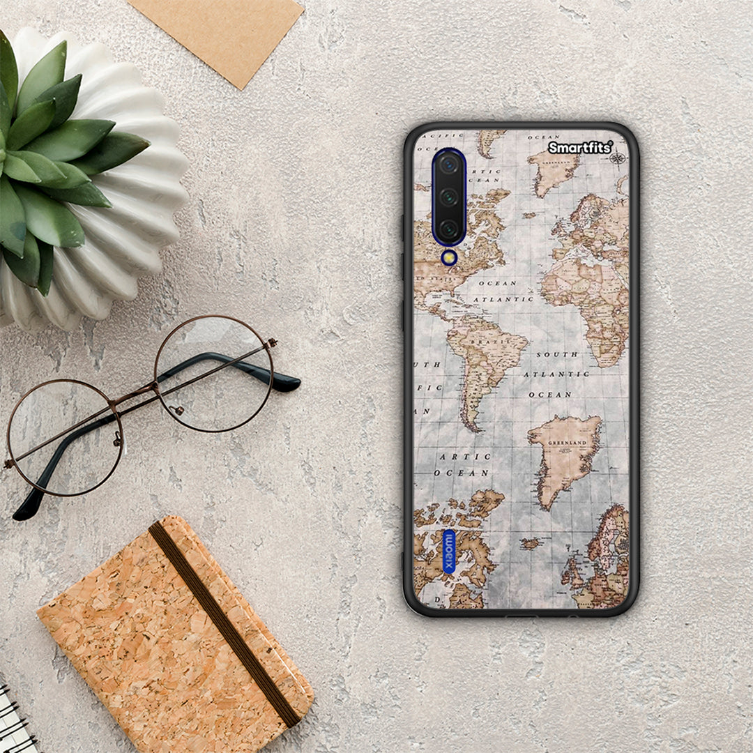 World Map - Xiaomi Mi 9 Lite θήκη