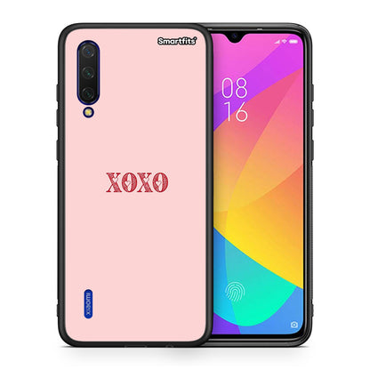 Θήκη Xiaomi Mi 9 Lite XOXO Love από τη Smartfits με σχέδιο στο πίσω μέρος και μαύρο περίβλημα | Xiaomi Mi 9 Lite XOXO Love case with colorful back and black bezels