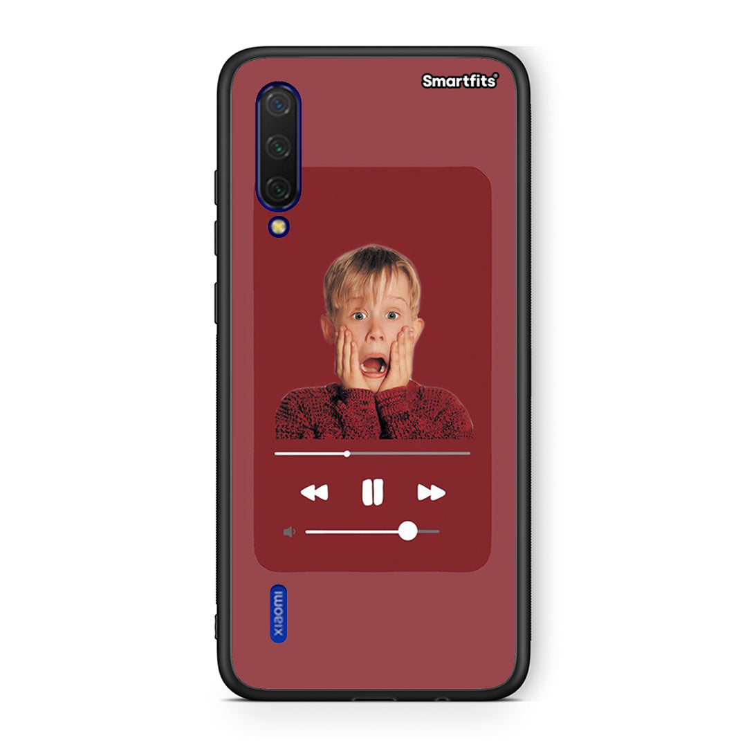 Xiaomi Mi 9 Lite Xmas Alone Music θήκη από τη Smartfits με σχέδιο στο πίσω μέρος και μαύρο περίβλημα | Smartphone case with colorful back and black bezels by Smartfits