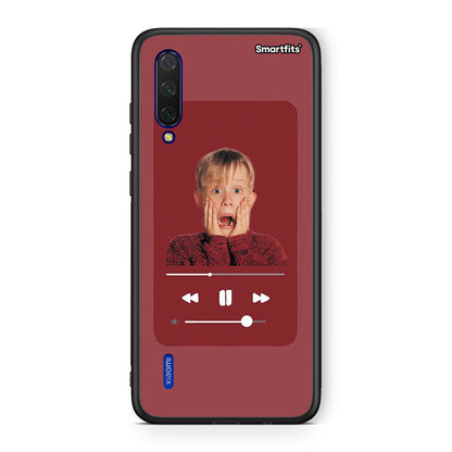 Xiaomi Mi 9 Lite Xmas Alone Music θήκη από τη Smartfits με σχέδιο στο πίσω μέρος και μαύρο περίβλημα | Smartphone case with colorful back and black bezels by Smartfits