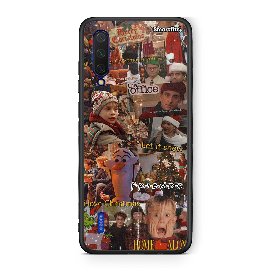 Xiaomi Mi 9 Lite Xmas Wishes θήκη από τη Smartfits με σχέδιο στο πίσω μέρος και μαύρο περίβλημα | Smartphone case with colorful back and black bezels by Smartfits