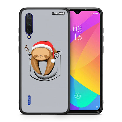 Θήκη Xiaomi Mi 9 Lite Xmas Zzzz από τη Smartfits με σχέδιο στο πίσω μέρος και μαύρο περίβλημα | Xiaomi Mi 9 Lite Xmas Zzzz case with colorful back and black bezels
