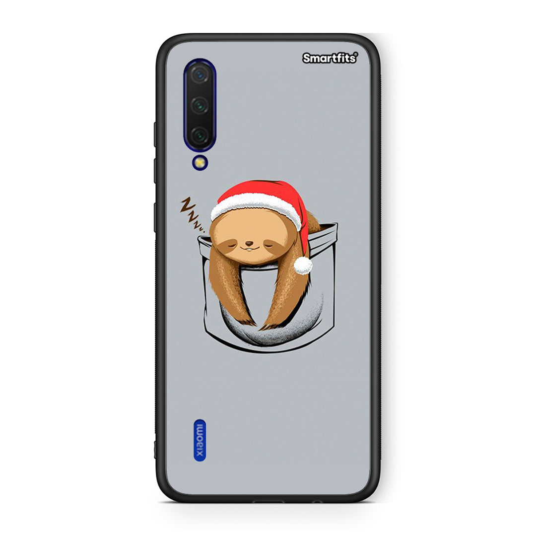 Xiaomi Mi 9 Lite Xmas Zzzz θήκη από τη Smartfits με σχέδιο στο πίσω μέρος και μαύρο περίβλημα | Smartphone case with colorful back and black bezels by Smartfits