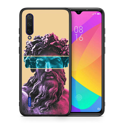 Θήκη Αγίου Βαλεντίνου Xiaomi Mi 9 Lite Zeus Art από τη Smartfits με σχέδιο στο πίσω μέρος και μαύρο περίβλημα | Xiaomi Mi 9 Lite Zeus Art case with colorful back and black bezels