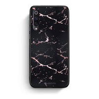 Thumbnail for 4 - Xiaomi Mi 9 Black Rosegold Marble case, cover, bumper