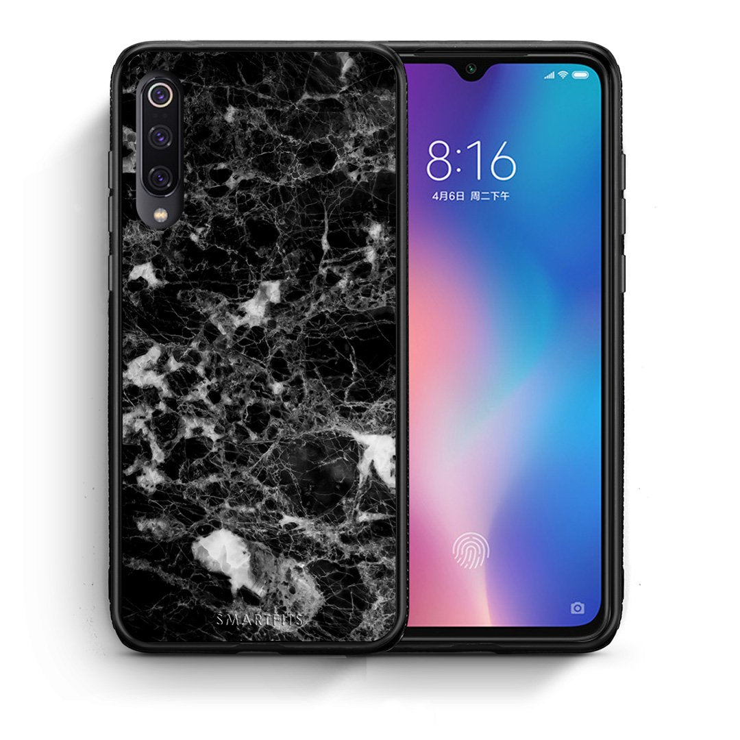 Θήκη Xiaomi Mi 9 Male Marble από τη Smartfits με σχέδιο στο πίσω μέρος και μαύρο περίβλημα | Xiaomi Mi 9 Male Marble case with colorful back and black bezels