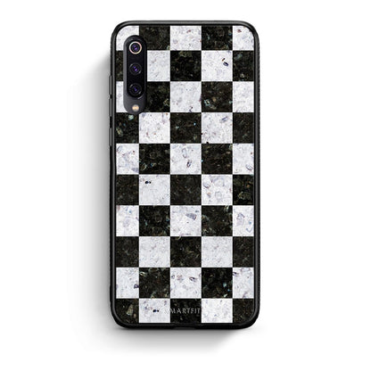 4 - Xiaomi Mi 9 Square Geometric Marble case, cover, bumper