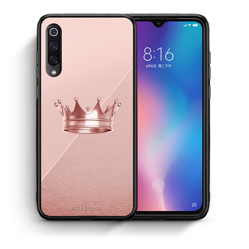 Θήκη Xiaomi Mi 9 Crown Minimal από τη Smartfits με σχέδιο στο πίσω μέρος και μαύρο περίβλημα | Xiaomi Mi 9 Crown Minimal case with colorful back and black bezels