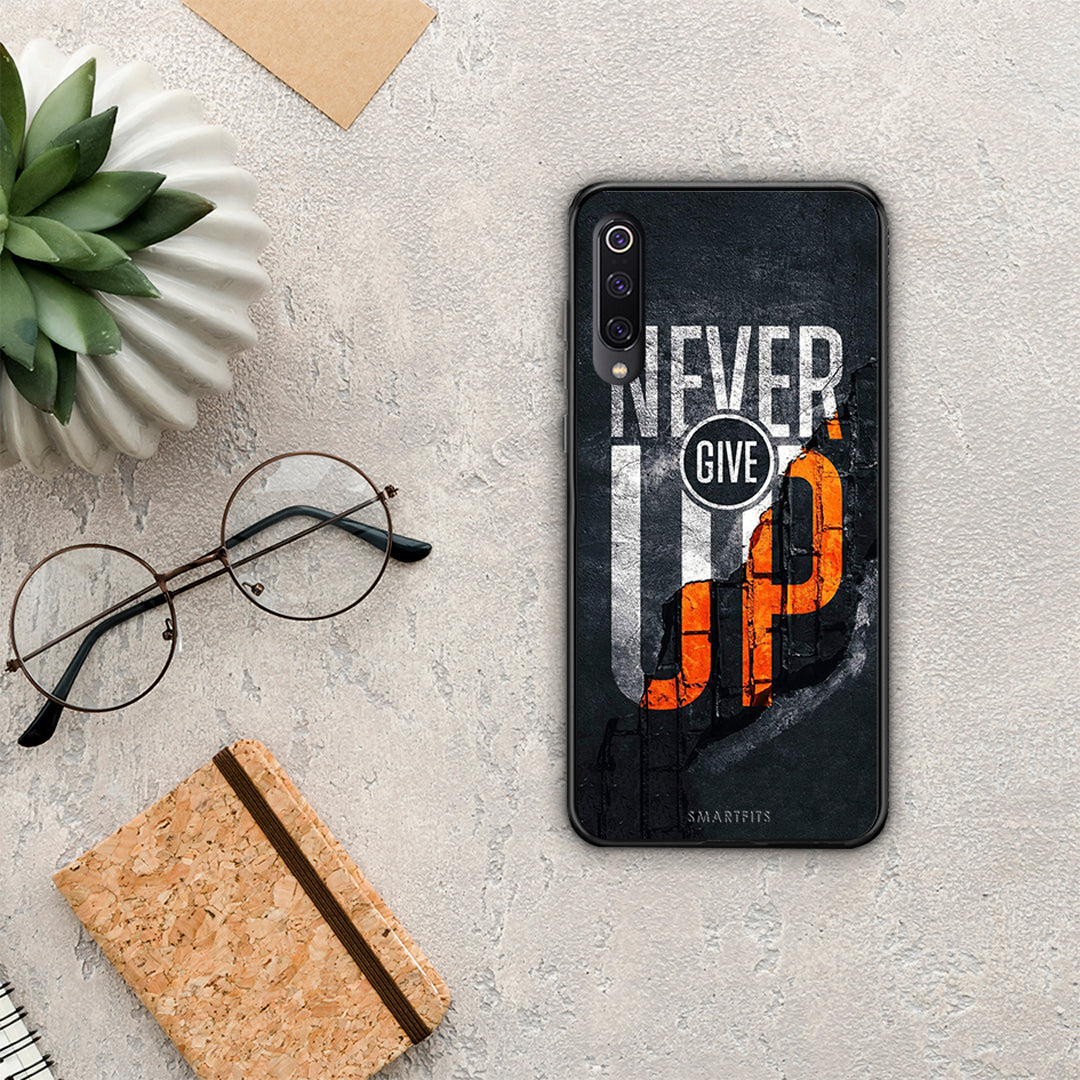 Never Give Up - Xiaomi Mi 9 θήκη