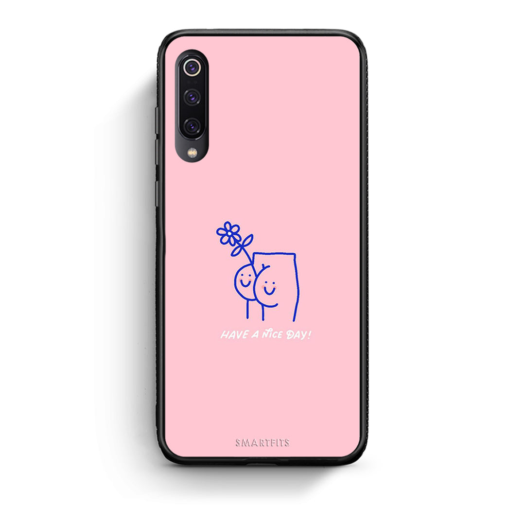 Xiaomi Mi 9 Nice Day θήκη από τη Smartfits με σχέδιο στο πίσω μέρος και μαύρο περίβλημα | Smartphone case with colorful back and black bezels by Smartfits